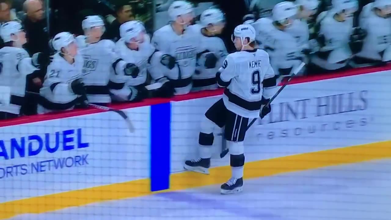 Kings RW #9 Adrian Kempe PP🥅(28)🏒Slap-Shot Goal