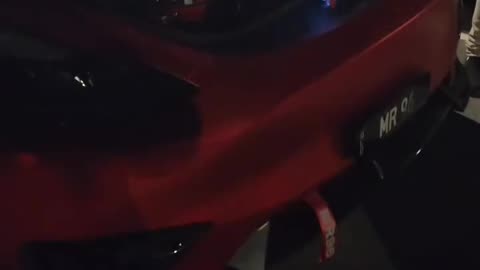 Tesla Model Y LR - Custom LED Car Bonnet / Hood Holder Prop video showcase! 🚗🔧🔆