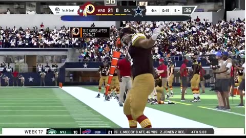 1965 REDSKINS VS Madden 20 I Franchise SEASON 1 WEEK 17 REDSKINS VS Dallas