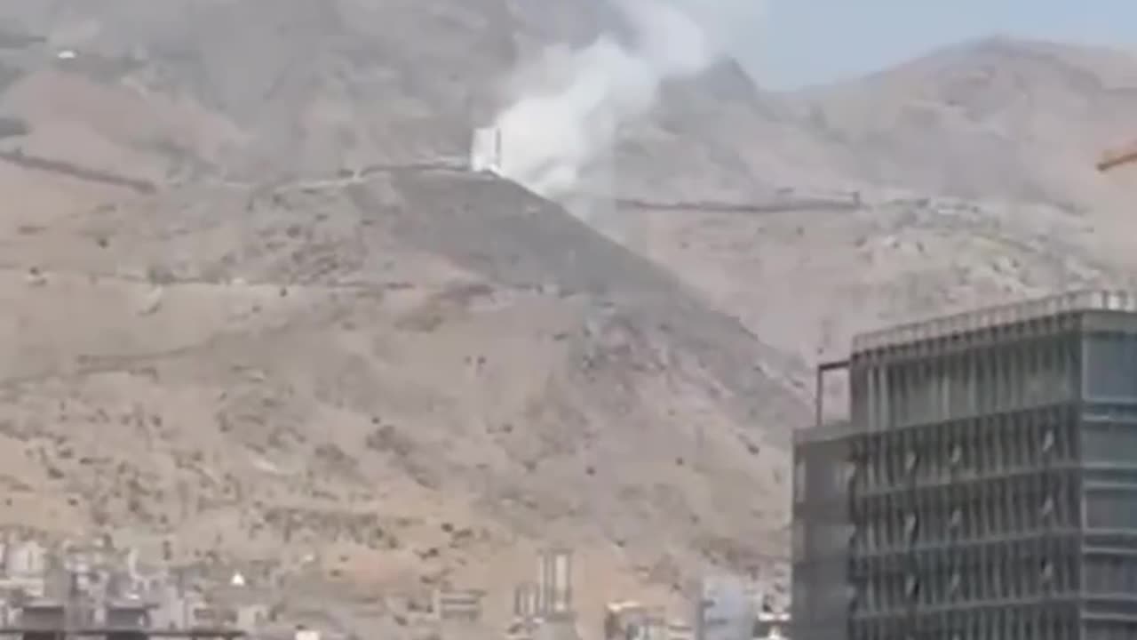 Reports of two explosions in Tehran, and smoke rising *from the ground*