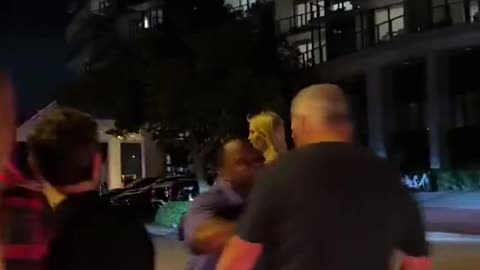 Ivanka Trump’s Bodyguard Shoves Man who got too close.