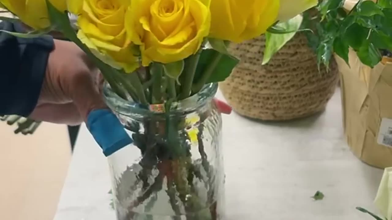 YEllOW PURP BOUQUET