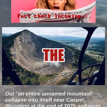 Fact Check: Prank About Mountain Collapse Near Casper, Wyoming Was Joke From Satirical Facebook Page