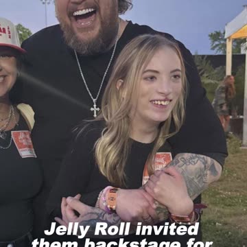 Teacher Surprises Student with Jelly Roll Meet & Greet Backstage Moment - WorldEye