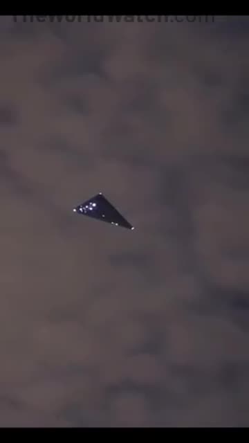 The US TR-3 Black Manta Spotted Flying over Mexico.