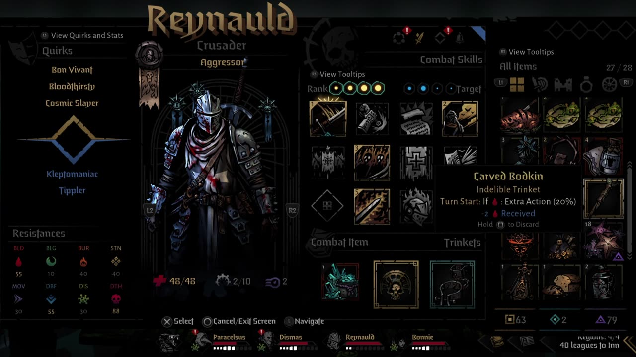 (Darkest Dungeon 2) Grandslam 2, Act 4, 3/4, The Shroud