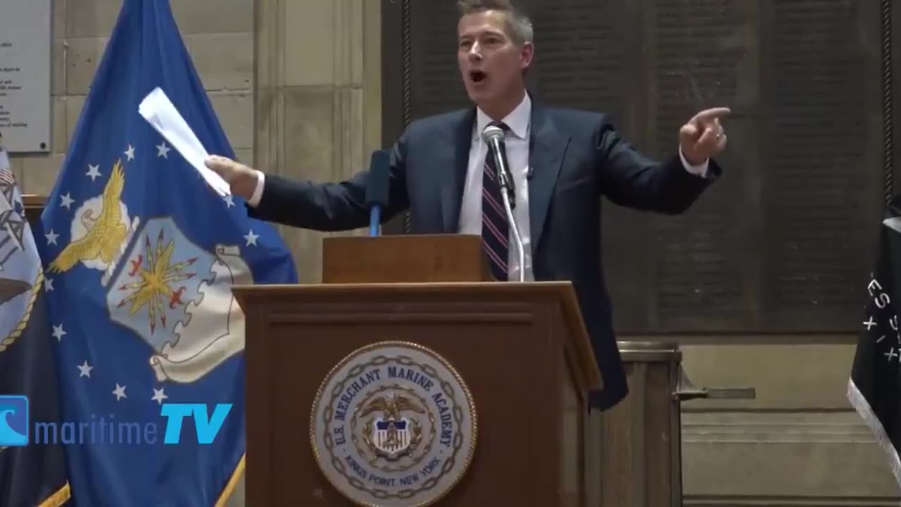 US Merchant Marine Academy Midshipmen Erupt When Sean Duffy Calls for Jesus Painting to Be Restored