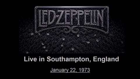Led Zeppelin - Live Concert in Southampton, England 1973 (Soundboard)