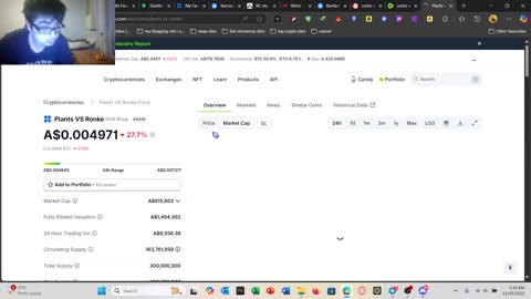 come watch me stuff like blockchain stuff or playing video games or stuff