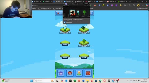 come watch me stuff like blockchain stuff or playing video games or stuff