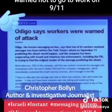 Did you know 4,000 Jews were warned not to go to work on 9/11?
