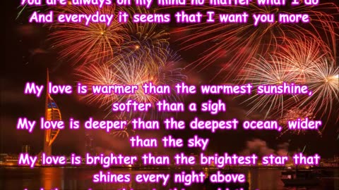 Petula Clark - My Love - lyrics
