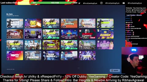 Funday on Fortnite Daily Show with Host DjS Oh YES! Gaming in Fishers
