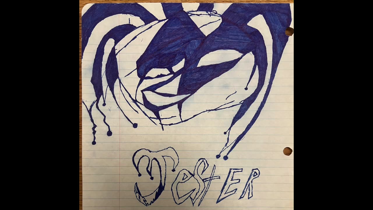 🎠Abstract Jester #28 – A simple Abstract Jester Drawing by Jester Mayhone