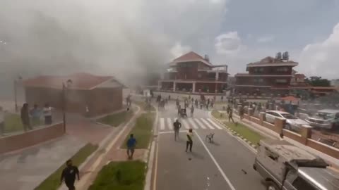 n Nepal, homes of communist politicians are set on fire