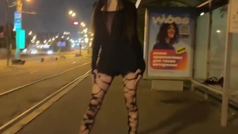 Goth tgirl in russia