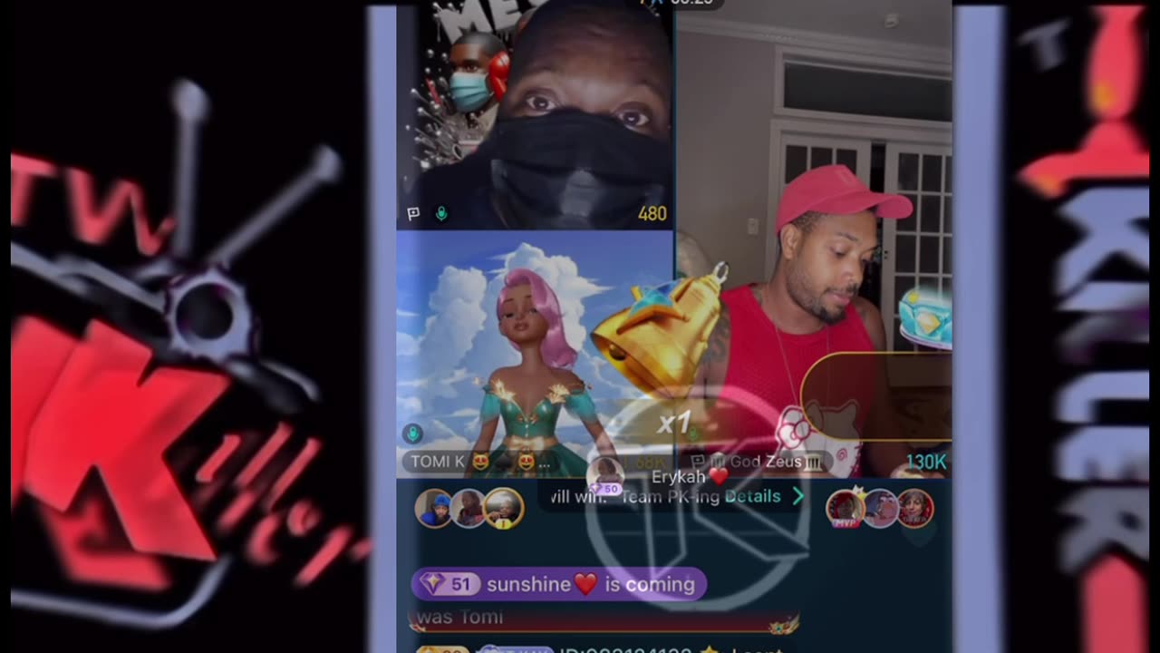 MESSY CALLER gOD ZEUS & TOMIKAY PK GOES LEFT