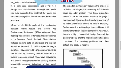 Student Work (Dissertation) | CDT6200 Part 2 EPL Match Outcome Prediction | Birmingham University