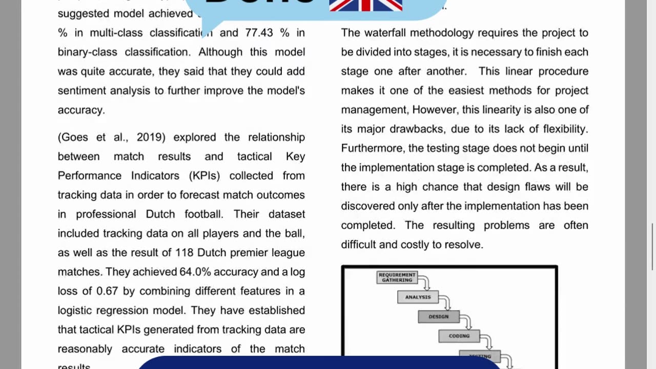 Student Work (Dissertation) | CDT6200 Part 2 EPL Match Outcome Prediction | Birmingham University