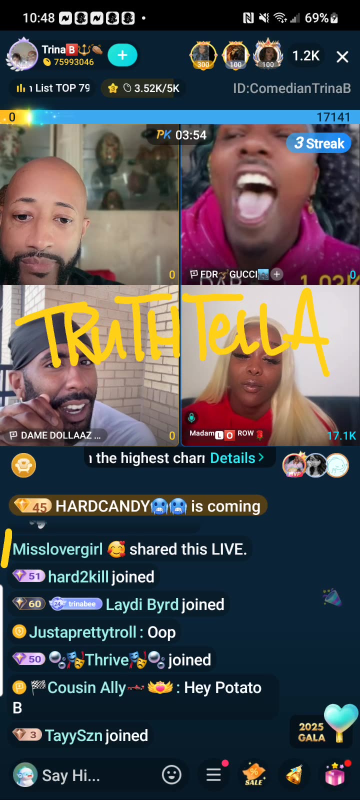 TRINA B SAYS LIYAH THE DOLL WAS TART & MUSTY BY DAY 3 OF CONTENT HOUSE THEN TEAM PK