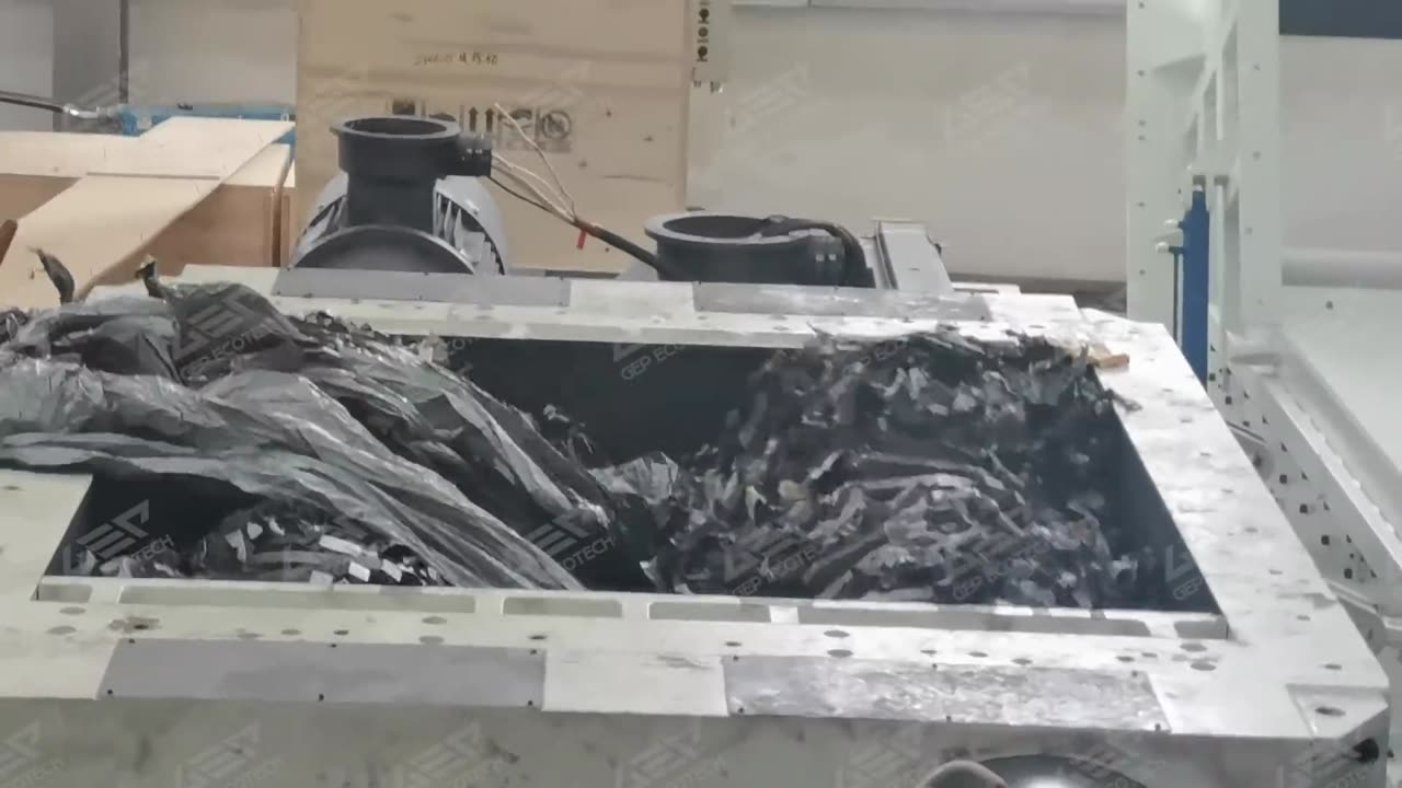 GEP ECOTECH Four Shaft Shredder: Superior Power for Complex Materials