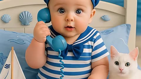 Cute baby telephone
