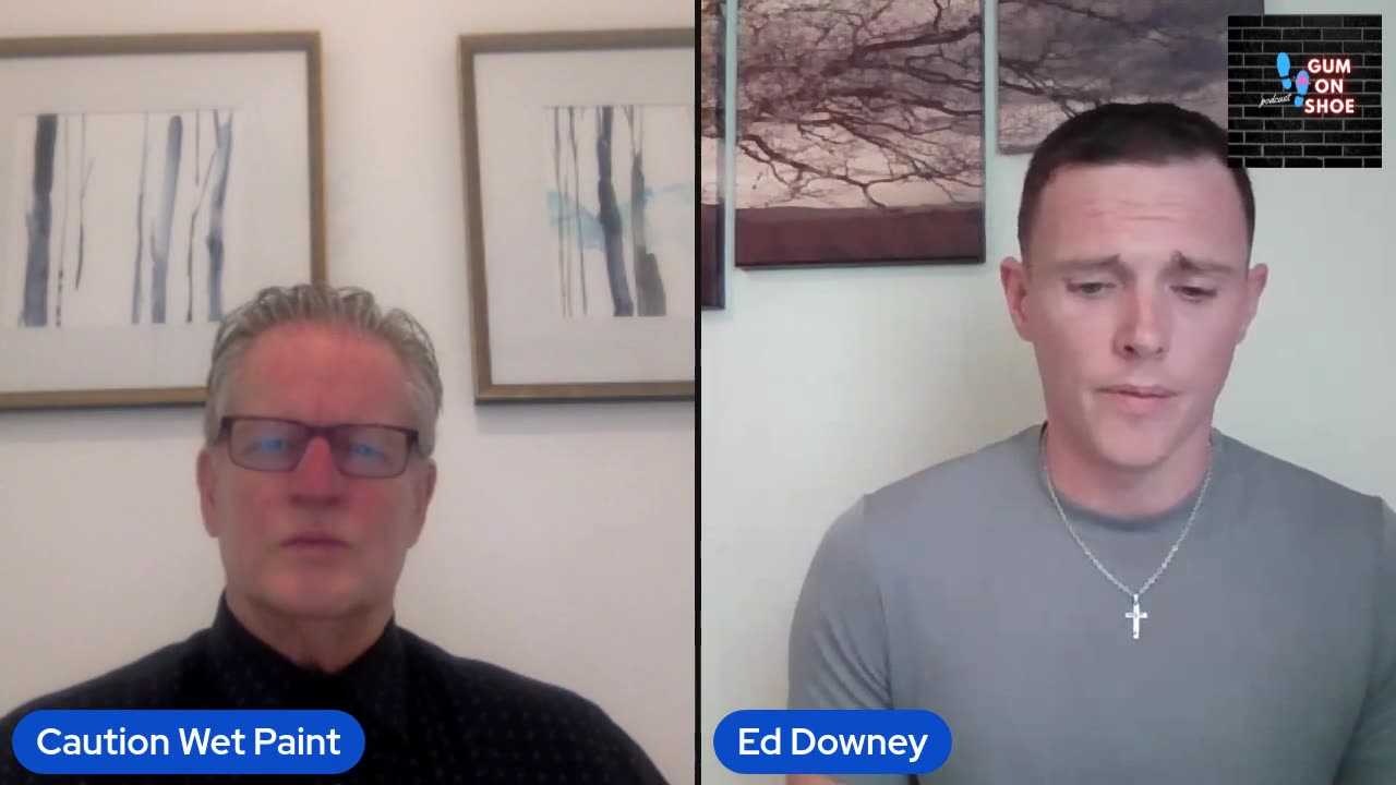 "Caution Wet Paint" Ed Downey journey from darkness to leading Celebrate Recovery Ministry.