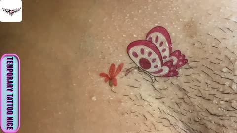 caartoon butterfly tattos#temporarytattoo #temporarytattoos #temporarytattosticker
