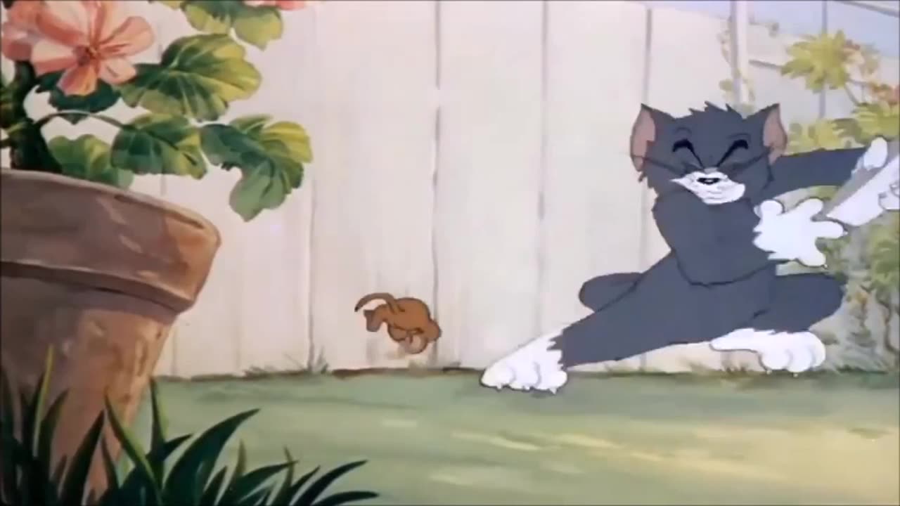 Tom and Jerry: The Bodyguard Spanking