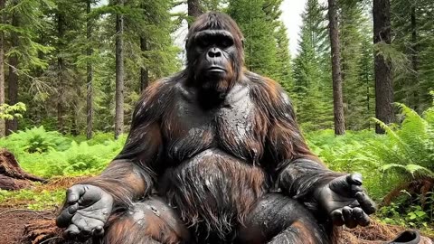 "Bigfoot's Hilarious Encounter with a Park Ranger – You Won't Believe What Happened! 😂🦶"