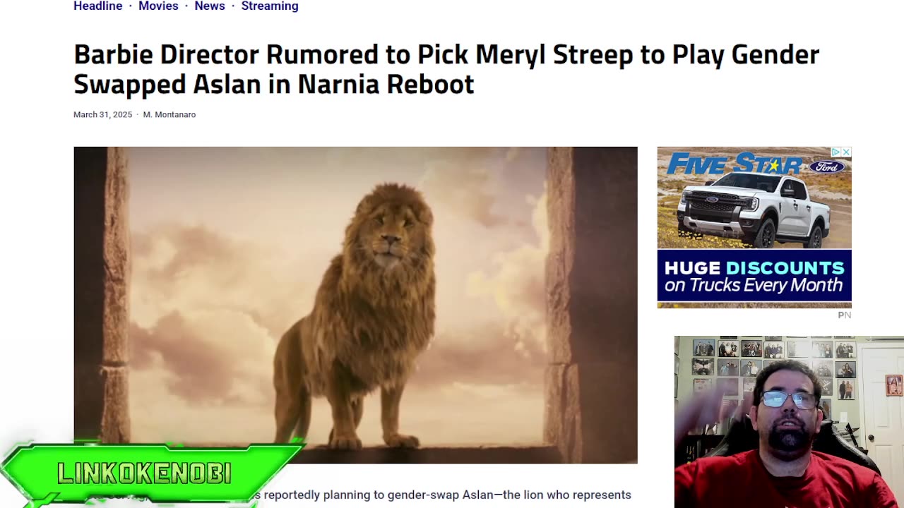 Greta Gerwig And Netflix Rumored To Be Gender Swapping Aslan From Chronicles Of Narnia