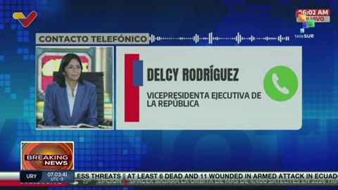 Venezuela VP Speaks Out After Trump Captures Nicolas Maduro