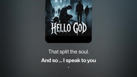 Hello God