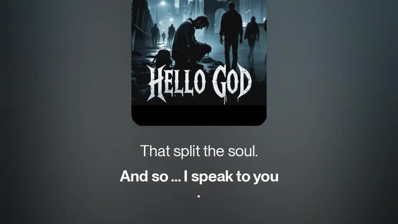 Hello God