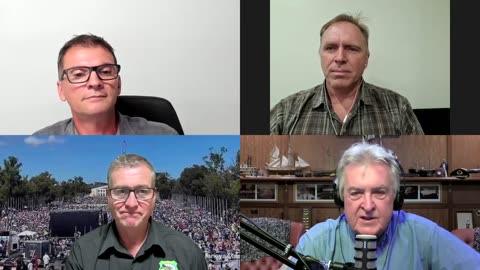 Graham and John speak with two Port Hedland councillors...