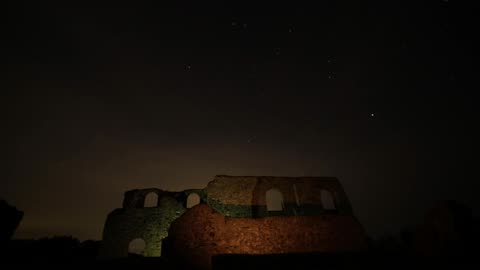 Astrophotography in the Abandoned ruins