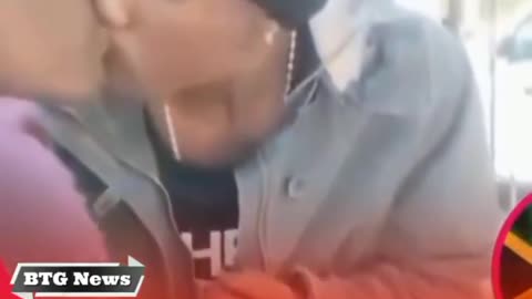 Male thieves forced to kiss each other in South Africa after being caught stealing 😭😭