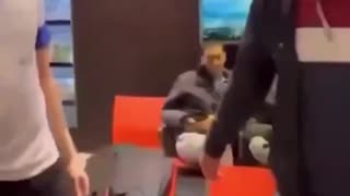 The Arab discovers that Switzerland is no joke.