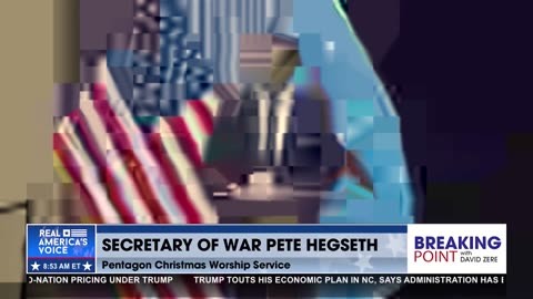 SECWAR PRESENTS THE GOSPEL AT THE PENTAGON