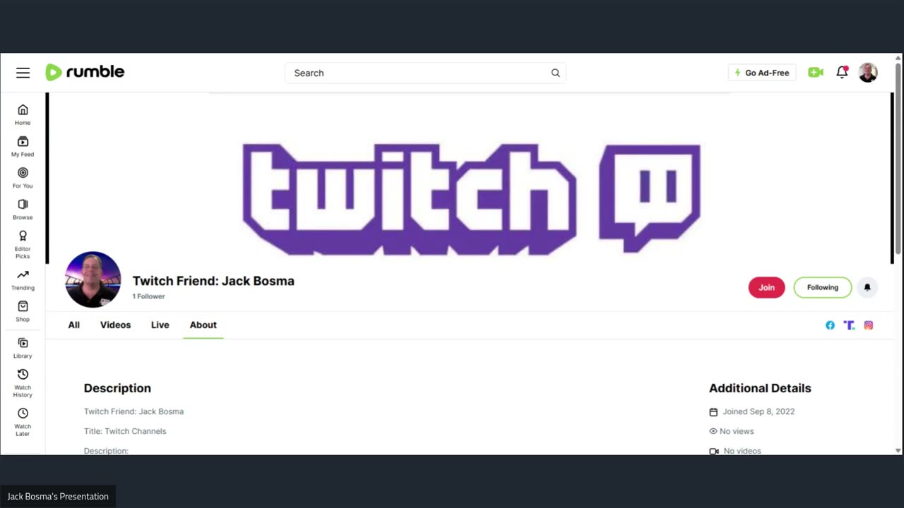Twitch Friend: Jack Bosma