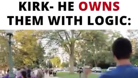 DERANGED LEFTISTS SCREAM AT CHARLIE KIRK- HE OWNS THEM WITH LOGIC: