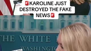 And she brought the receipts too! #karolinelevitt #fakenews