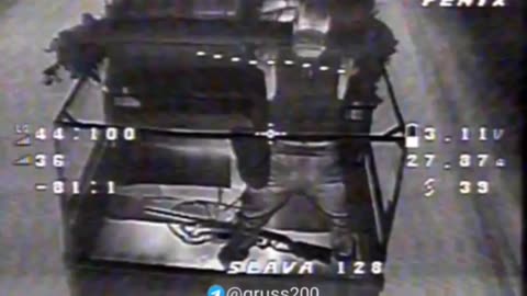 Ukrainian Drone Slams into The Backside of Russian Soldier