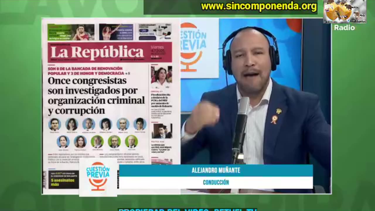 MUÑANTE DEMUESTRA QUE LOS DEL DIARIO LA REPÚBLICA SON MENTIROSOS Y TRAIDORES