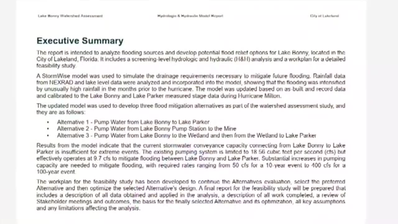 Lakeland flood report released nearly a year after Hurricane Milton devastated neighborhoods