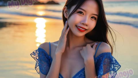 [4k AI Lookbook] Cute Model in Beautiful Dresses Yi yi | 美丽的衣裙 儀儀 ❤️