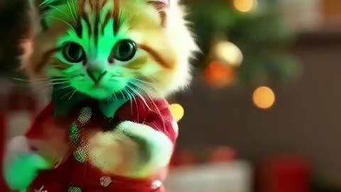 christmas cat