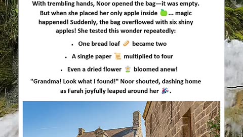✨ The Enchanted Story: Noor and Her Magic Bag ✨