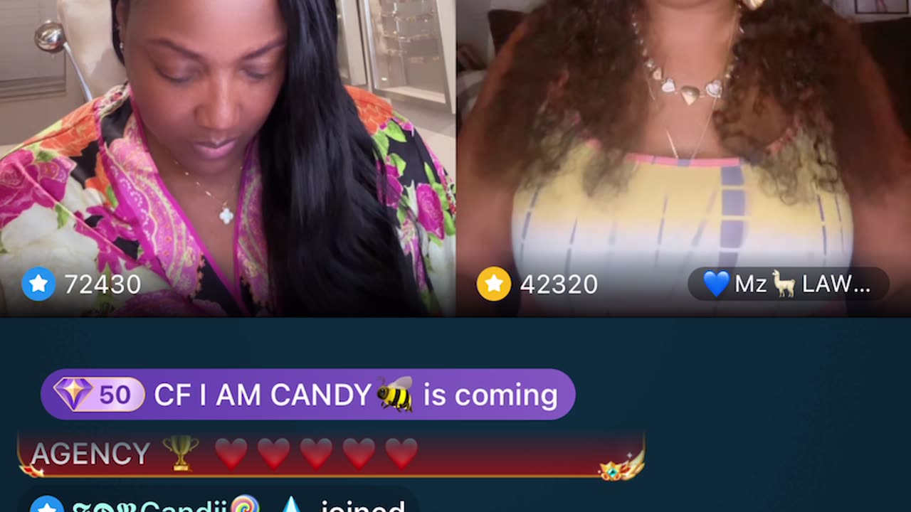 Empress lined with Mz Lawhorn late night exposing Ms Diverse for lying on a police officer accusing him of SA for making her cough and squat during a routine jail booking