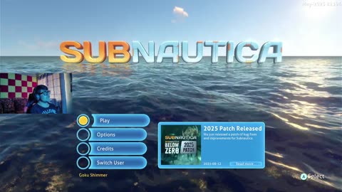 Subnautica 1st Stream with Facecam Twitch VOD